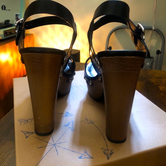 Indigo Studded Wedge Heel - Picture 5 of 5